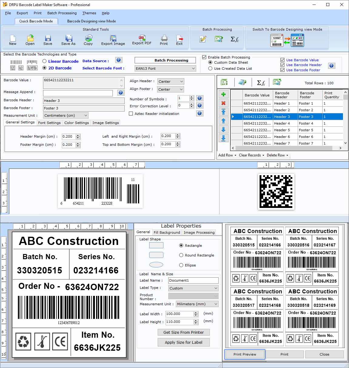 Free Barcode Creator Download screenshot